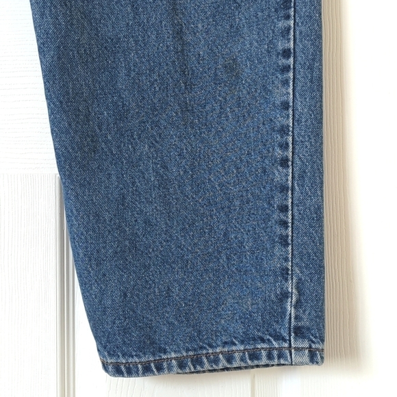 Levi's Y2K Vintage 550 Dark Wash Relaxed Fit Tapered Leg Denim Jeans 40 x 32 - Picture 15 of 15